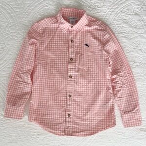 Boys’ Tommy Bahama Plaig/Gingham Button-Down Collared Shirt